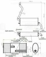 Глушитель (Задняя Часть) Trialli арт. EMM1003