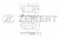 ZEKKERT BS-2379 Колодки торм. диск. задн. Chery IndiS 10- Tiggo (T11) 06- Tiggo 3 (T11FL3) 14- Lifan X70 18- Vor