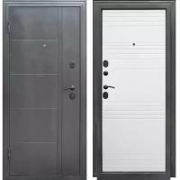 Дверь входная Форпост Олимп левая антик серебро - белый софт 960х2050 мм