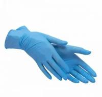 BENOVY / Перчатки медицинские нитриловые смотровые диагностические голубые / Размер XL / 100 шт (50 пар)