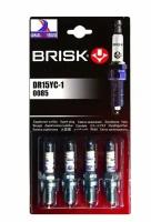 Свечи зажигания BRISK (оригинал) DR15YC-1 ВАЗ 2110, приора, гранта, калина (16-клапанный инжектор)