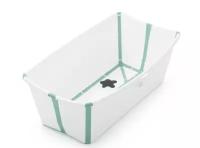 Ванночка Stokke FlexiBath, бирюза, 39 л, 30х24х66 см