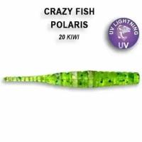 Силиконовые приманки Crazy Fish Polaris 1.8" 5-45-20-6, Кальмар, 8 шт