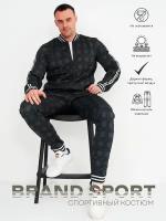 Костюм BRAND Sport, размер 62 6XL, серый