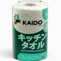 Полотенца бумажные KAIDO Maxi 3 в 1 двухслойные, 1 рулон, 150 листов