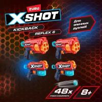 Игровой набор для стрельбы ZURU X-Shot Комбо 2, Ексель, Рефлекс, 2 Ексель, Кикбек 36234