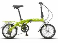 Складной велосипед Stels Pilot-370 16” V010, рама Зелёный [LU090542-LU088303]