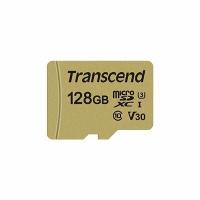 Карта памяти Transcend 128GB microSDXC Class 10 UHS-I U1 V30 R95, W60MB/s with adapter