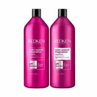 Redken Color Extend Magnetics Set - Набор для окрашенных волос (шампунь 1000 мл, кондиционер 1000 мл)