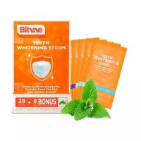 Полоски для отбеливания зубов Bitvae BV018 Teeth Whitening Strips (36шт 18 пар) (BV018) GLOBAL, прозрачные со вкусом мяты