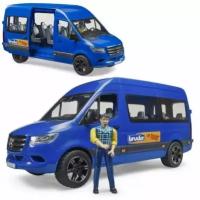 Bruder 02681 "Фургон Mercedes-Benz Sprinter transfer taxi" с фигуркой