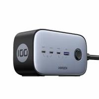 Сетевое зарядное устройство UGREEN CD270 (60167) DigiNest Pro 100W USB-C Charging Station100W c 3* USB-C b 1*USB-A, серый