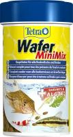 Корм Tetra Wafer Mini Mix 100 мл, смесь пластинок для мелких донных рыб и ракообразных, с креветкой и спирулиной