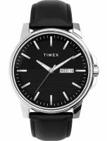 Наручные часы TIMEX, черный, серебряный