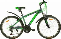 PIONEER City 26"/16" grey/black/green Велосипед