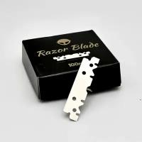 Сменные половинки лезвия для бритвы опасной Razor Blade 100 шт