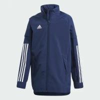 Ветровка детская adidas Con20 Aw Jkt Y, цвет: navblu / white (темно-синий). FN0027. Размер 140 (140)