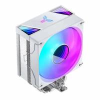 Кулер JONSBO CR-1000 V2 PRO Color White LGA1700/1200/115X/AM5/AM4 (230W, PWM,120mm LED Fan,6 тепловых трубок, белый,4-pin)