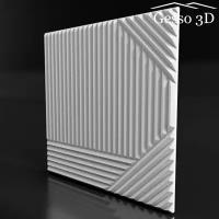 Гипсовая панель Gesso 3D "OSB-1" 500x500x20 мм