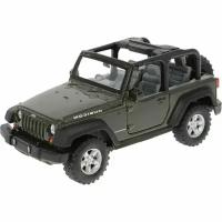 Модель машины 1:34-39 Jeep Wrangler Rubicon хаки Welly 42371