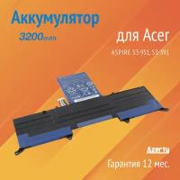 Аккумулятор AP11D4F для Acer Aspire S3-951 / S3-391 3200mAh