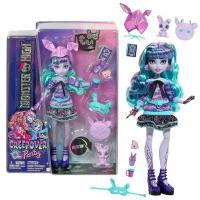 Кукла Твайла Monster High с питомцем, выпуск 2022