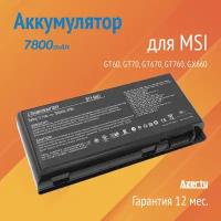 Аккумулятор BTY-M6D для MSI GT60 / GT70 / GT670 / GT760 / GX660 7800mAh