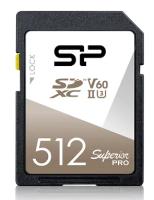 Карта памяти SDXC 512GB Silicon Power SP512GBSDXJV6V10 Class 10 UHS-II U3 V60 280/170 MB/s