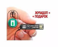 Мини диктофон для записи разговоров Edic-мини A124 (1ГБ) (Q20775EDI) + подарок (Повербанк 10000 mAh) - циклическая запись, шифрование записей - диктоф