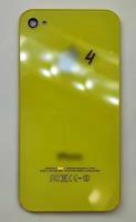 Панель аккумулятора задняя крышка корпуса для телефона iPhone 4 жёлтая a1332