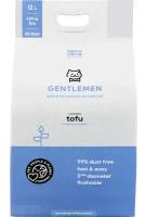 Наполнитель Organic Team Tofu Gentlemen для кошачьего туалета из тофу, комкующийся, растительный, адаптирован для мальчиков, смываемый, 12 л