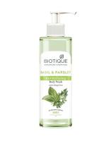 Biotique Basil & Parsley Revitalizing Body Wash Восстанавливающий гель для душа с экстрактами базилика и петрушки 200мл