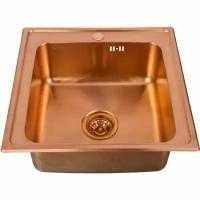 Мойка Seaman Eco Wien SWT-5050 Copper Satin (PVD, micro-satin, *10), стандартная комплектация