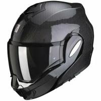 Scorpion Exo-Tech Evo Solid Карбоновый шлем цвет черный глянец рМ(57-58)