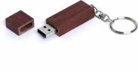 USB-флешка на 32 Гб прямоугольная форма, колпачек с магнитом, коричневый