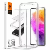 Защитное стекло SPIGEN для Galaxy A73 5G - AlignMaster GLAS.tR - Прозрачный - 2 шт - AGL04341