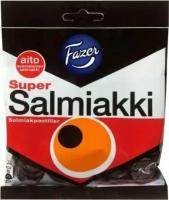 Конфеты-пастилки Fazer "Super Salmiakki" салмиакки лакрица 80 г (из Финляндии)