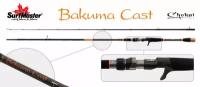 Спиннинг штекерный угольный 2 колена S Master LC1231 Chokai Series Bakuma Cast 802HF TX-20 (21-56гр.) 2,44 м