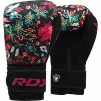 Боксерские перчатки RDX FL-3 12oz черный/цветемно-