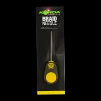 KORDA Игла для бойлов Fine Latch Needle Yellow Handle KBNB