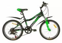 Велосипед Pioneer Ranger 20"/11" black-green-silver