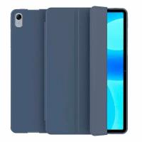 Чехол для планшета Huawei MatePad 11.5 (2023) 11.5 дюйма (BTK-W09/AL09), из мягкого силикона, трансформируется в подставку (темно-синий)