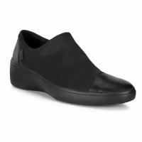 Женские слипоны ECCO SOFT 7 WEDGE W, черный, 40