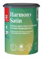 TIKKURILA HARMONY SATIN (JOKER) краска для стен и потолков акриловая, 1 класс, матовая база А (0,9л)