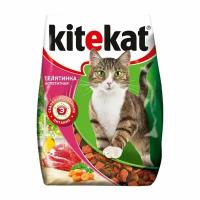 Сухой корм KiteKat "Аппетитная телятинка" для кошек, 350 г