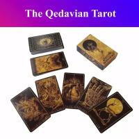 Карты таро The qedavian tarot классическая колода 78шт, 100% пластик с высоким качеством печати 720dpi