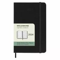 Еженедельник Moleskine CLASSIC WKNT Pocket, 9 x 14 см, 144 страницы, черный