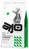 AJO Dog Mini Hypoallergenic Сухой корм для собак малых пород при аллергии и проблемах пищеварения, Индейка и Гречка 2кг