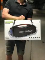 Портативная Беспроводная Bluetooth Колонка Hopestar A60, 100W / Караоке Система / Беспроводной Микрофон / Черная