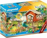 Конструктор Playmobil Family Fun Домик на дереве с горкой (без батареек)